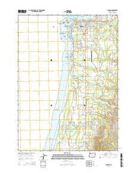 Bandon Oregon Current topographic map, 1:24000 scale, 7.5 X 7.5 Minute, Year 2014