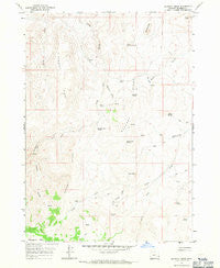 Bannock Ridge Oregon Historical topographic map, 1:24000 scale, 7.5 X 7.5 Minute, Year 1967