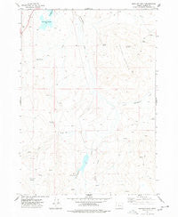Bartlett Mtn Oregon Historical topographic map, 1:24000 scale, 7.5 X 7.5 Minute, Year 1977