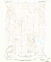 Barton Lake Oregon Historical topographic map, 1:24000 scale, 7.5 X 7.5 Minute, Year 1967