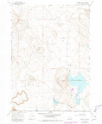 Barton Lake Oregon Historical topographic map, 1:24000 scale, 7.5 X 7.5 Minute, Year 1967