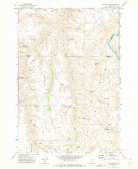 Bath Canyon Oregon Historical topographic map, 1:24000 scale, 7.5 X 7.5 Minute, Year 1971