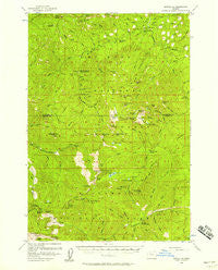 Battle Ax Oregon Historical topographic map, 1:62500 scale, 15 X 15 Minute, Year 1956