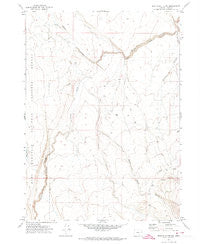 Beatys Butte NW Oregon Historical topographic map, 1:24000 scale, 7.5 X 7.5 Minute, Year 1971