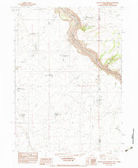 Beaver Charlie Breaks Oregon Historical topographic map, 1:24000 scale, 7.5 X 7.5 Minute, Year 1982