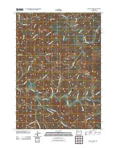 Beaver Creek Oregon Historical topographic map, 1:24000 scale, 7.5 X 7.5 Minute, Year 2011