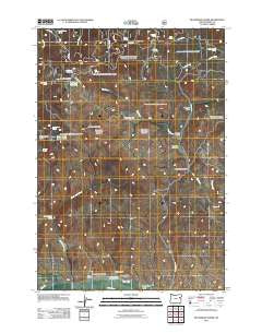 Beaverdam Creek Oregon Historical topographic map, 1:24000 scale, 7.5 X 7.5 Minute, Year 2011