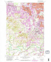 Beaverton Oregon Historical topographic map, 1:24000 scale, 7.5 X 7.5 Minute, Year 1984