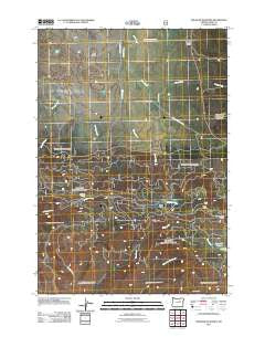 Belshaw Meadows Oregon Historical topographic map, 1:24000 scale, 7.5 X 7.5 Minute, Year 2011