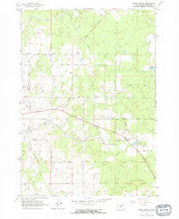 Bend Airport Oregon Historical topographic map, 1:24000 scale, 7.5 X 7.5 Minute, Year 1962