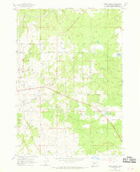 Bend Airport Oregon Historical topographic map, 1:24000 scale, 7.5 X 7.5 Minute, Year 1962