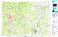Bend Oregon Historical topographic map, 1:100000 scale, 30 X 60 Minute, Year 1980
