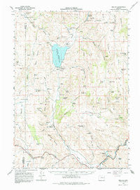 Beulah Oregon Historical topographic map, 1:62500 scale, 15 X 15 Minute, Year 1966