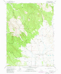 Big Baldy Oregon Historical topographic map, 1:24000 scale, 7.5 X 7.5 Minute, Year 1964