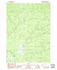 Big Butte Springs Oregon Historical topographic map, 1:24000 scale, 7.5 X 7.5 Minute, Year 1988