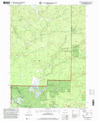Big Butte Springs Oregon Historical topographic map, 1:24000 scale, 7.5 X 7.5 Minute, Year 1997