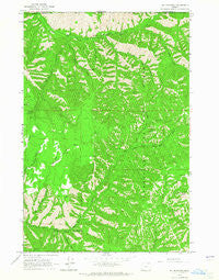 Big Meadows Oregon Historical topographic map, 1:24000 scale, 7.5 X 7.5 Minute, Year 1963