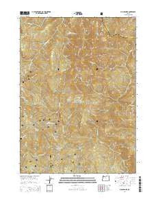 Big Craggies Oregon Current topographic map, 1:24000 scale, 7.5 X 7.5 Minute, Year 2014
