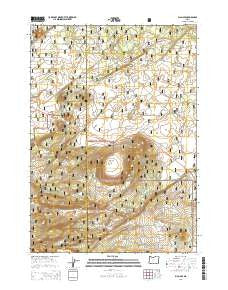 Big Hole Oregon Current topographic map, 1:24000 scale, 7.5 X 7.5 Minute, Year 2014
