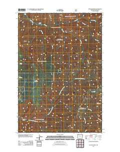 Big Meadows Oregon Historical topographic map, 1:24000 scale, 7.5 X 7.5 Minute, Year 2011