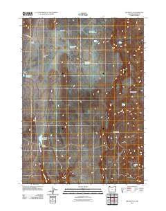Big Mud Flat Oregon Historical topographic map, 1:24000 scale, 7.5 X 7.5 Minute, Year 2011