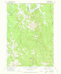 Bill Peak Oregon Historical topographic map, 1:24000 scale, 7.5 X 7.5 Minute, Year 1971
