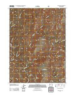 Biscuit Hill Oregon Historical topographic map, 1:24000 scale, 7.5 X 7.5 Minute, Year 2011