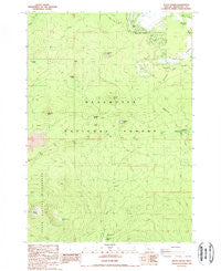 Black Crater Oregon Historical topographic map, 1:24000 scale, 7.5 X 7.5 Minute, Year 1988