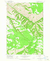 Blalock Mountain Oregon Historical topographic map, 1:24000 scale, 7.5 X 7.5 Minute, Year 1963