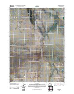 Blitzen Oregon Historical topographic map, 1:24000 scale, 7.5 X 7.5 Minute, Year 2011