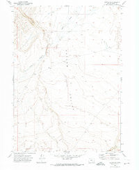 Blitzen SW Oregon Historical topographic map, 1:24000 scale, 7.5 X 7.5 Minute, Year 1971