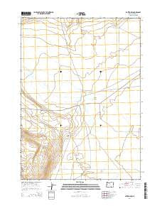 Blitzen NW Oregon Current topographic map, 1:24000 scale, 7.5 X 7.5 Minute, Year 2014