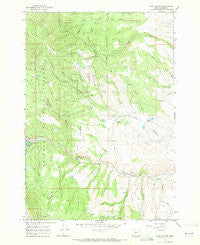 Blue Canyon Oregon Historical topographic map, 1:24000 scale, 7.5 X 7.5 Minute, Year 1967