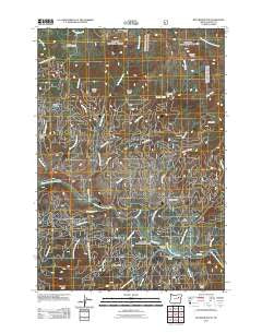 Boulder Butte Oregon Historical topographic map, 1:24000 scale, 7.5 X 7.5 Minute, Year 2011
