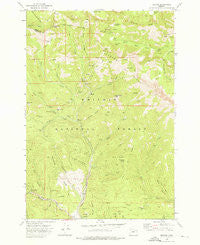 Bourne Oregon Historical topographic map, 1:24000 scale, 7.5 X 7.5 Minute, Year 1972