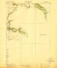 Brownsville Oregon Historical topographic map, 1:62500 scale, 15 X 15 Minute, Year 1921