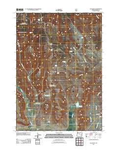 Buchanan Oregon Historical topographic map, 1:24000 scale, 7.5 X 7.5 Minute, Year 2011
