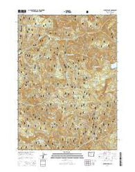 Buckeye Lake Oregon Current topographic map, 1:24000 scale, 7.5 X 7.5 Minute, Year 2014