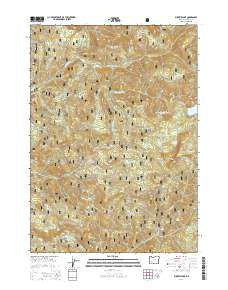 Buckeye Lake Oregon Current topographic map, 1:24000 scale, 7.5 X 7.5 Minute, Year 2014