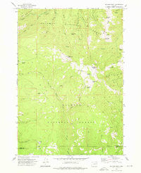 Bullrun Rock Oregon Historical topographic map, 1:24000 scale, 7.5 X 7.5 Minute, Year 1972