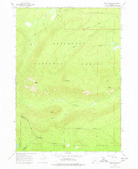 Burn Butte Oregon Historical topographic map, 1:24000 scale, 7.5 X 7.5 Minute, Year 1967