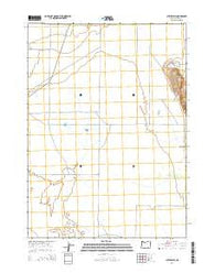 Butler Hill Oregon Current topographic map, 1:24000 scale, 7.5 X 7.5 Minute, Year 2014