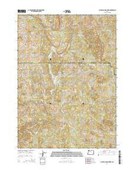 Calf Ranch Mountain Oregon Current topographic map, 1:24000 scale, 7.5 X 7.5 Minute, Year 2014