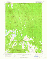 Calimus Butte Oregon Historical topographic map, 1:62500 scale, 15 X 15 Minute, Year 1956