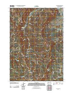 Callahan Oregon Historical topographic map, 1:24000 scale, 7.5 X 7.5 Minute, Year 2011