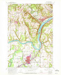 Canby Oregon Historical topographic map, 1:24000 scale, 7.5 X 7.5 Minute, Year 1961