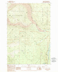 Candle Creek Oregon Historical topographic map, 1:24000 scale, 7.5 X 7.5 Minute, Year 1988
