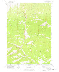 Canyon Mtn Oregon Historical topographic map, 1:24000 scale, 7.5 X 7.5 Minute, Year 1972