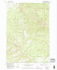 Canyon Mtn Oregon Historical topographic map, 1:24000 scale, 7.5 X 7.5 Minute, Year 1972