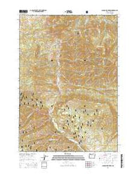 Canyon Mountain Oregon Current topographic map, 1:24000 scale, 7.5 X 7.5 Minute, Year 2014